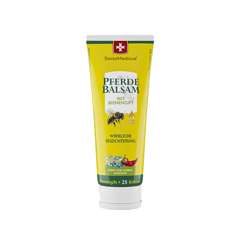 Bálsamo de caballo con veneno de abeja