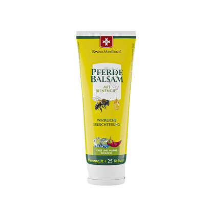 Bálsamo de caballo con veneno de abeja