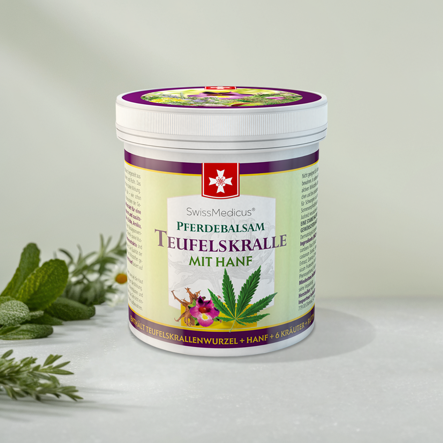 Gel de masaje con harpagofito y cáñamo