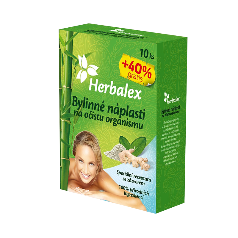 Parches herbales para la limpieza del organismo