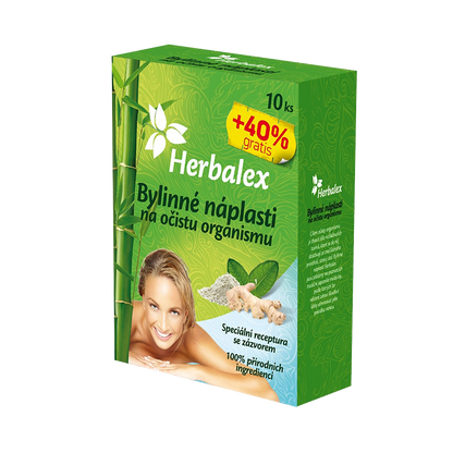 Parches herbales para la limpieza del organismo