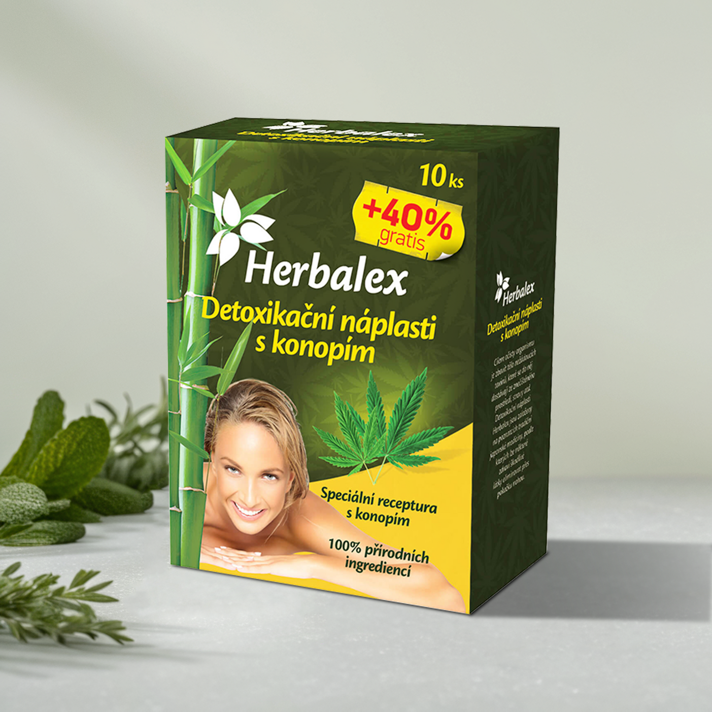Parches detox con cáñamo
