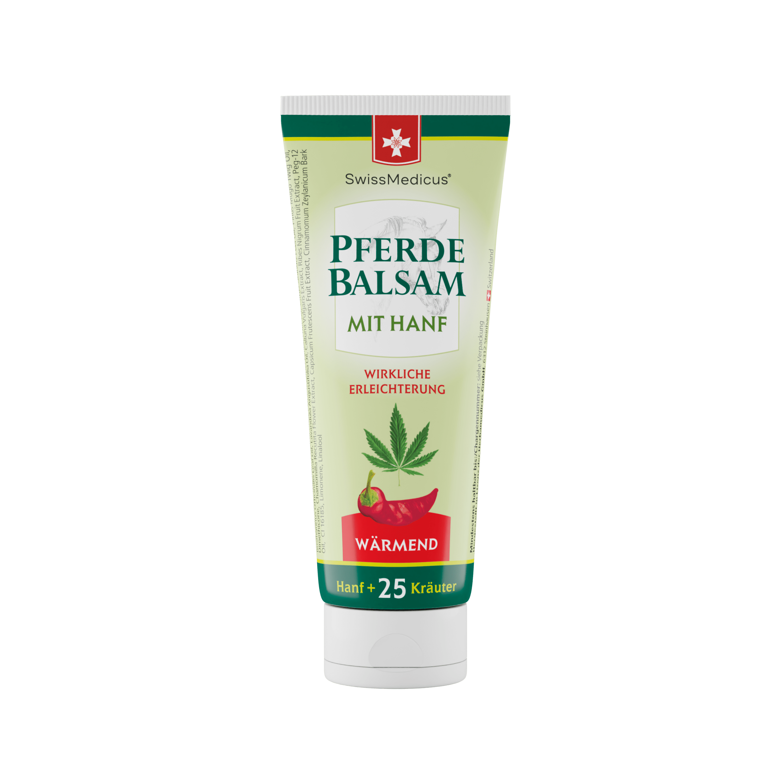Bálsamo para caballos con cáñamo caliente 75 ml
